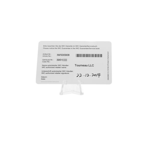 IWC Big Pilot's IW500908